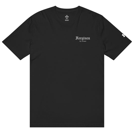 Under ArmourⓇ athletic t-shirt - Forgiven by grace